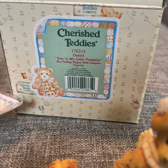Cherished Teddies Daniel You're My LIttle Pumpkin - Picture 4 of 6